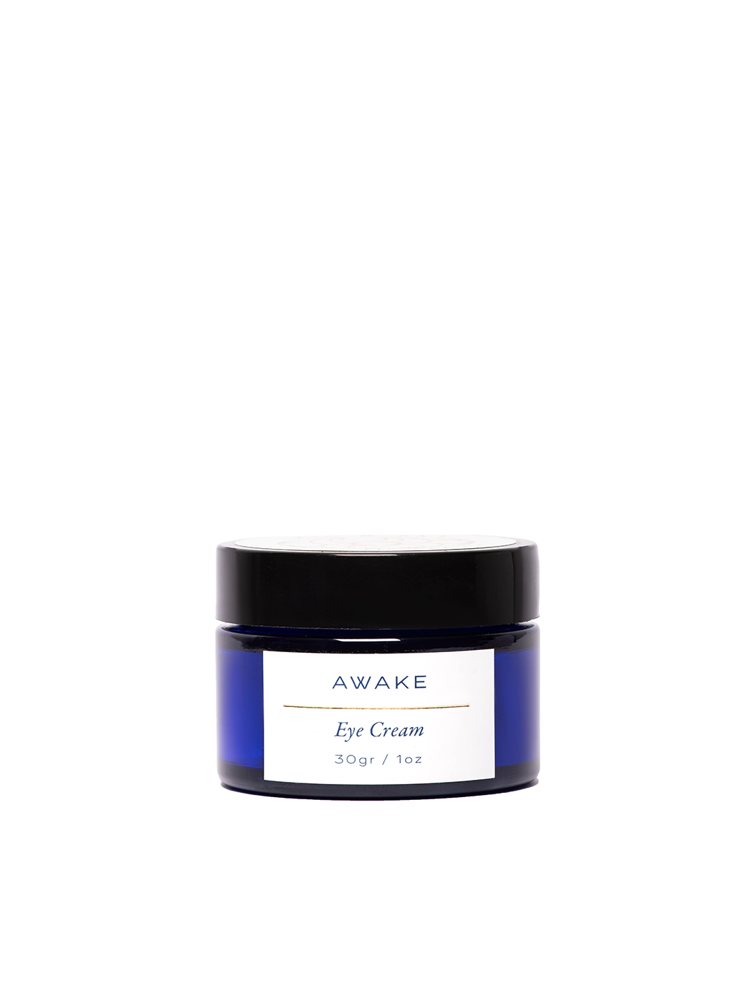 Vista frontal del contorno de ojos Awake de Skin & Sky en envase de 30g; crema diseñada para suavizar líneas de expresión e iluminar la mirada con ingredientes naturales.