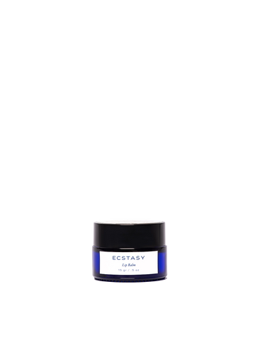 Tarro de 15g / 0.5 oz de Ecstasy Lip Balm; tratamiento labial rejuvenecedor de Skin & Sky que nutre y libera de la sequedad a todo tipo de piel.