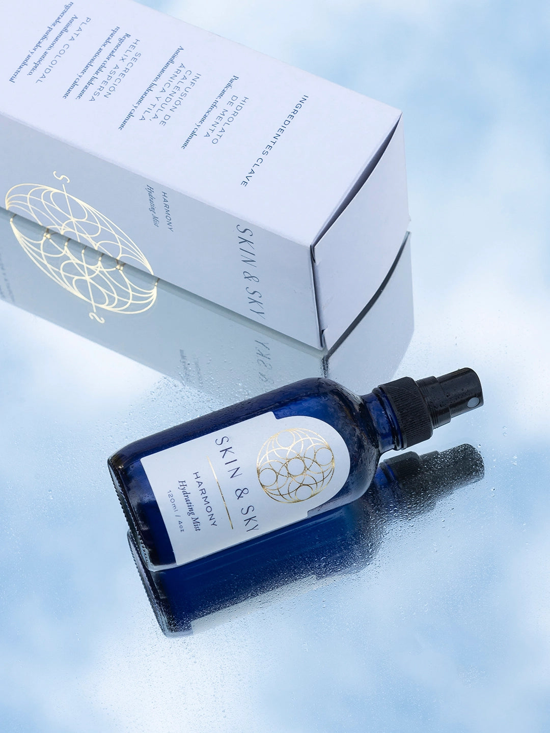 Harmony Hydrating Mist tónico facial hidratante y equilibrante con mucina de caracol y caléndula, 120 ml.